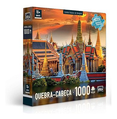 Puzzle Quebra Cabeça 1000 Peças Grande Palácio de Bangkok