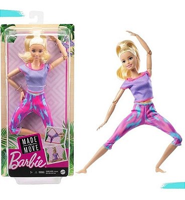 Boneca Barbie Made Loira To Move Feita Para Mexer 2021