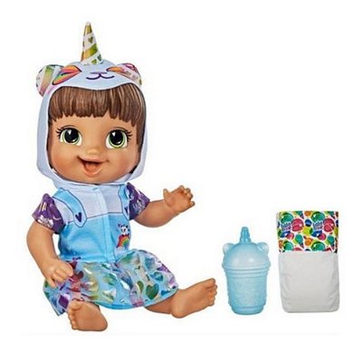 Boneca Baby Alive Tinycorn Fantasia De Unicórnio Morena