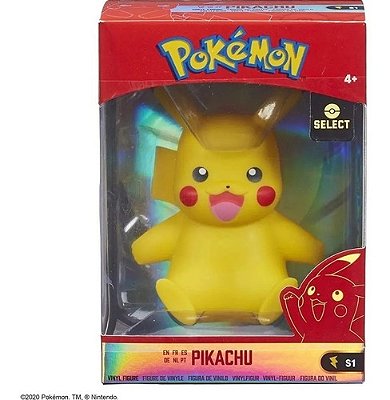Boneco Pokémon Pikachu De Vinil 10 Cm Sunny