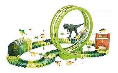 Pista De Corrida Hot Wheels - Jurassic World Ataque Dino - Alfabay