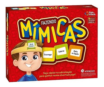 Jogo Fazendo Mimicas - Diversão Pra Toda A Familia