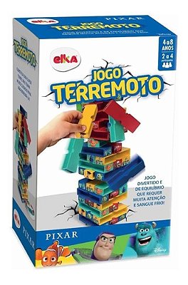 Jogo Terremoto Disney Pixar De Plastico Edição Especial