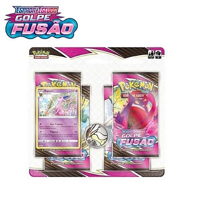 Blister Quádruplo Espada E Escudo 8 Golpe Fusão Espeon