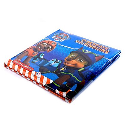 Livro Pop-ups Infantil Leitura Personagens Almofadado Patrulha Canina