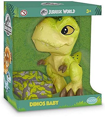 Boneco Dinossauro Dino Baby Jurassic World T-rex 26 Cm De Vinil