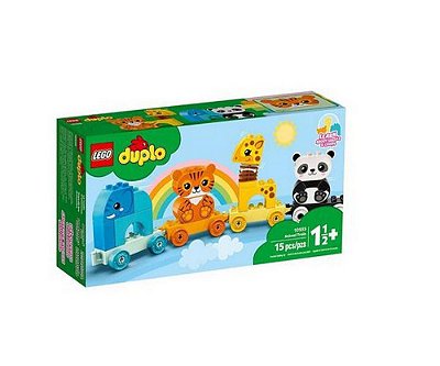 Lego Duplo - Trem De Animais Feliz Com Panda + 15 Peças