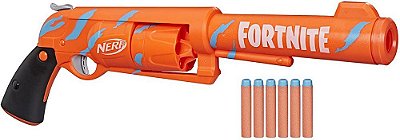 NERF Lançador Fortnite Pump SG, com Câmara de Recarga e 4 Dardos