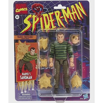 Boneco Marvel Legends Series Spider-man Sandman Homem Areia