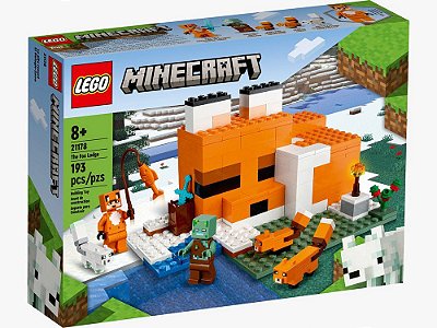 Lego Minecraft - Pousada Da Raposa Com Zumbi Afogado