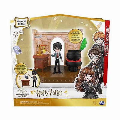 Boneco Harry Potter Sala De Aula - Conjunto Magico Wizarding Harry Potter
