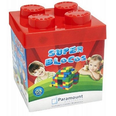 Super Blocos De Montar Lego 150 Pçs Paramount Envio Imediato Vermelho