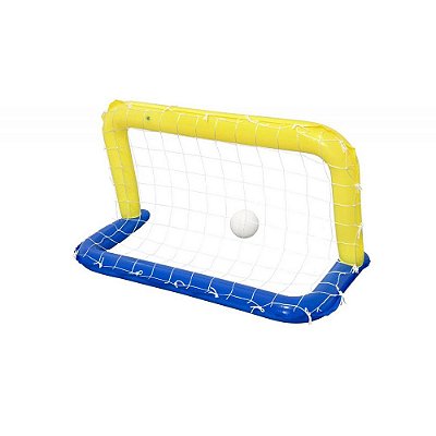 Jogo De Futebol Inflável Com Trave 142x76cm + Rede E Bola