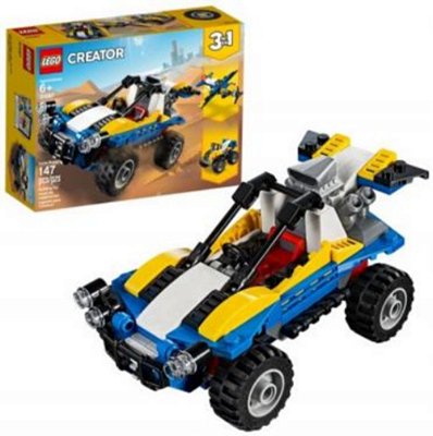 Lego Creator - Buggy Das Dunas, Quadriciclo E Avião - 3 Em 1