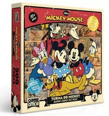 Quebra Cabeça Puzzle 500 Peças Mickey Mouse Edição Especial