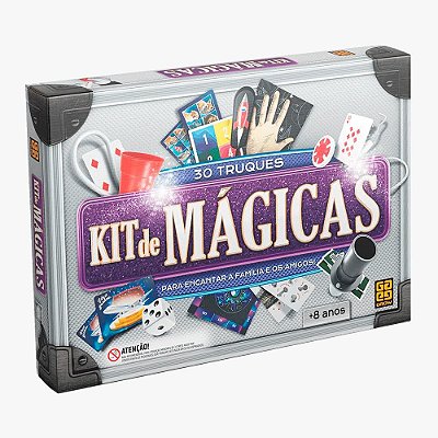 Jogo Kit De Mágicas Com 30 Truques - Incrivel È Pura Magia