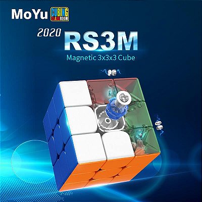 Moyu MoFangJiaoShi 3x3x3 MF3RS3 M RS3 Magnético Stikerless