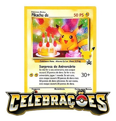 Carta Pokémon Zapdos Da Equipe Rocket - Celebrações 25 Anos