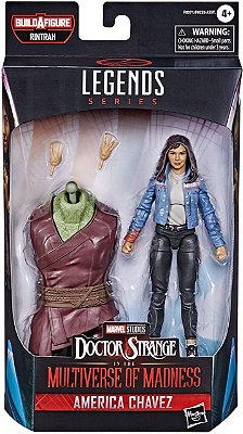 Boneco Doutor Estranho Multiverso America Chavez Marvel Legends