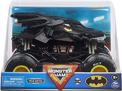 Carro Carrinho Monster Jam - Roda Gigante Do Batman Dc 1:24