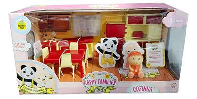 Casinha Familia Feliz Families Cozinha Little Pets Infantil