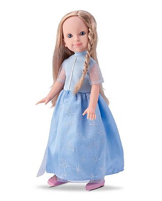 Boneca Ketty Lendas De Princesa - Vestido Azul De 37cm