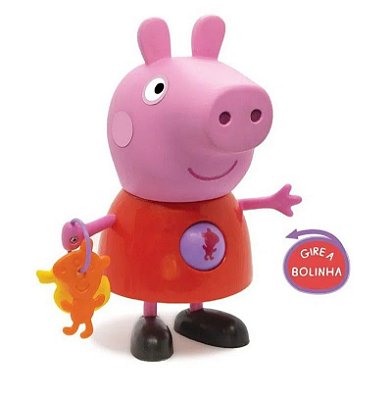 Boneca Peppa Pig Com Atividades E Bolinhas De 24cm