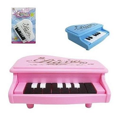 Mini Teclado Piano Pianinho Infantil Musical Bebê Rosa