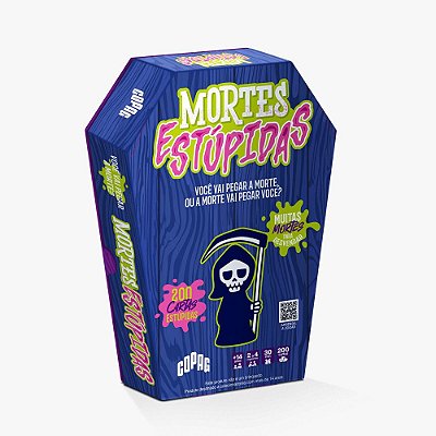 Jogo De Tabuleiro Mortes Estupidas Baralho Brinquedo Copag