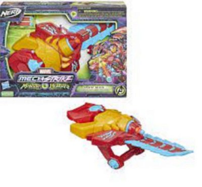 Lançador Dardo Nerf Marvel Monster Hunters Homem De Ferro