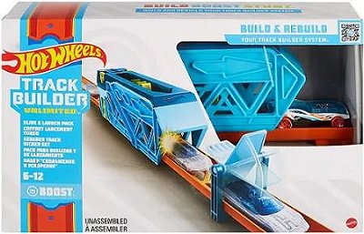 Pista Hot Wheels De Impulso - Track Builder Unlimited +carro