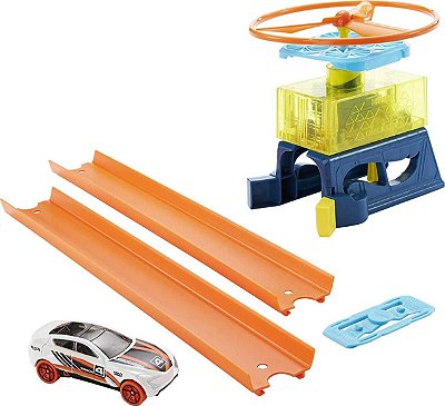 Pista De Corrida Hot Wheels Track Builder Drone Lift-off