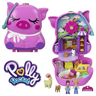 Polly Pocket Mini Mundo De Aventura - Piggy Porquinho Ed2022