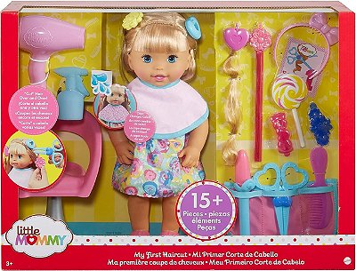 Boneca Little Mommy Priameiro Corte De Cabelo De 38 Cm