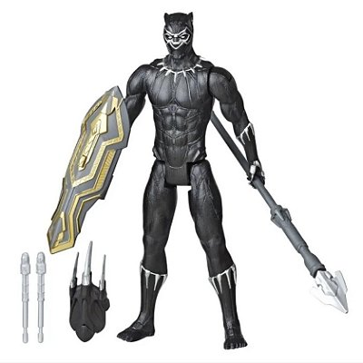 Boneco Pantera Negra Titan Hero Bast Gear - Laçador Dados