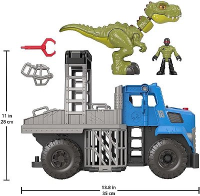 Imaginext Jurassic World Dinossauro Caminhão Destruidor