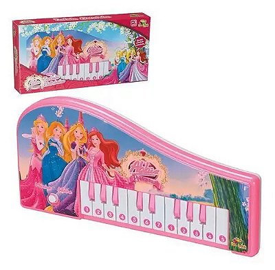 Piano Teclado Musical Das Princesas Com Musicas Eletrônico