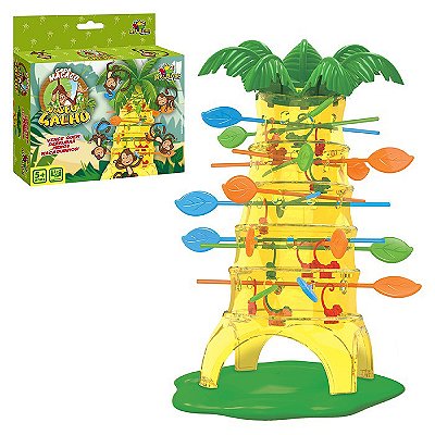 Jogo Equilibrista Cada Macaco No Seu Galho Tira Macaco 15cm