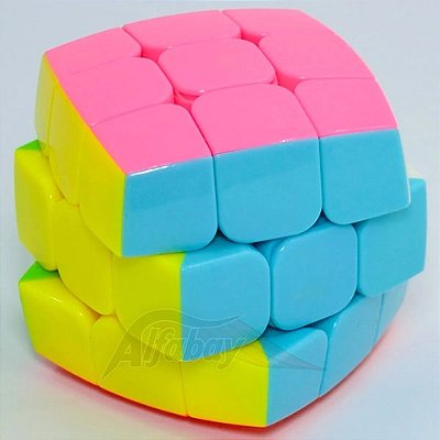 Cubo Mágico Profissional Fanxin 3x3x3 Candy Color Bread
