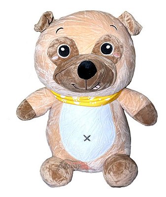 Urso De Pelúcia Com Com Laço Muito Fofinho De 27cm Cinza - Alfabay - Cubo  Mágico - Quebra Cabeças - A loja de Profissionais e Colecionadores!