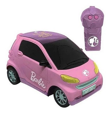 Carrinho de Controle Remoto - Barbie - Fashion Driver Conversível - Candide