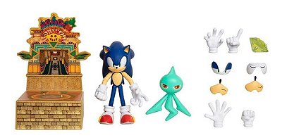 Kit 5 Boneco Sonic The Hedgehodg Pack De 7 Cm Original - Alfabay