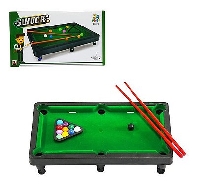 Jogo de Sinuca Bilhar de Mesa Grande 64 X 36 X 14 CM : : Casa