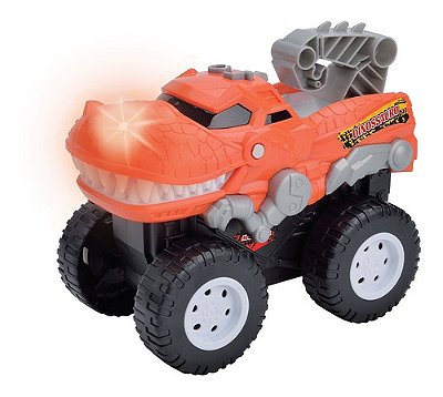 Carro Monster 4x4 - Dinossauro Rex Attack Cross 42cm