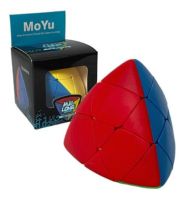 Cubo Mágico Profissional 3x3x3moyu Master Pyramorphix Sticke