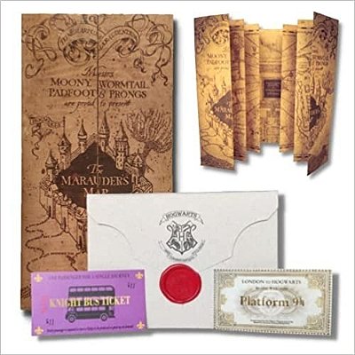 Carta Aceitação Hogwarts + Mapa Do Maroto Harry Potter