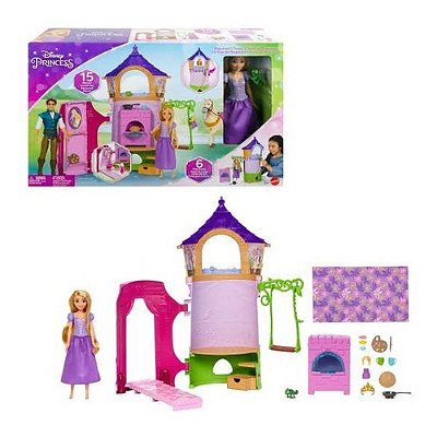 Torre Da Rapunzel Com Boneca Princess Disney De Luxo
