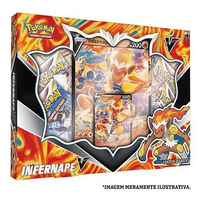 Box Coleção Infernape V Pokémon Copag