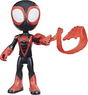 Boneco Marvel Miles Morales Herói 10 Cm - Amazing Friends