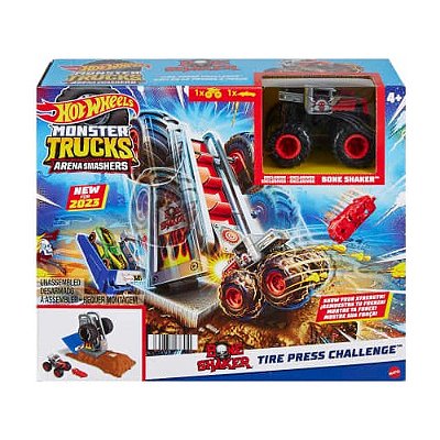 Pista De Corrida Monster Trucks Hot Wheels Arena Do Desafio